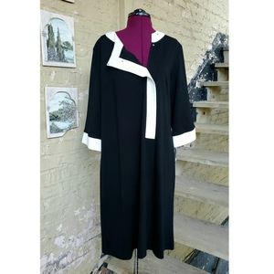 *MOVING SALE* black and white vintage dress